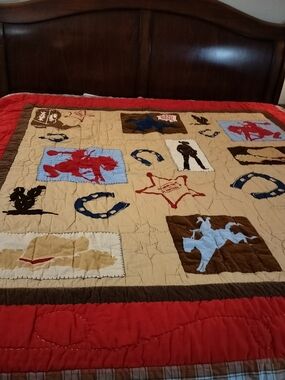 Western Cowboy Quilt Set